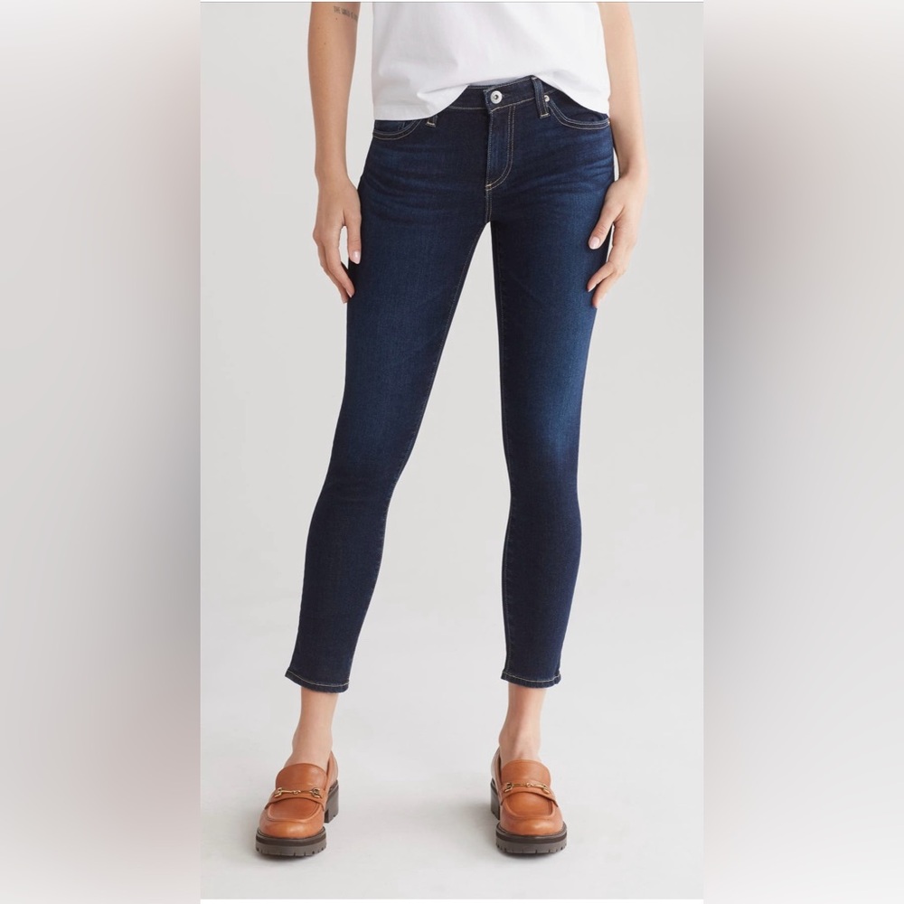 AG Adriano Goldschmied B-Type O1 Skinny Leg Ankle Jeans size 27 x 28